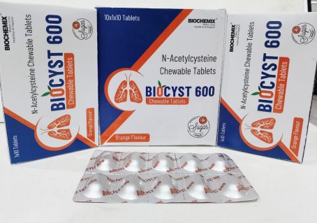 BIOCYST 600 CHEWABLE TABLET